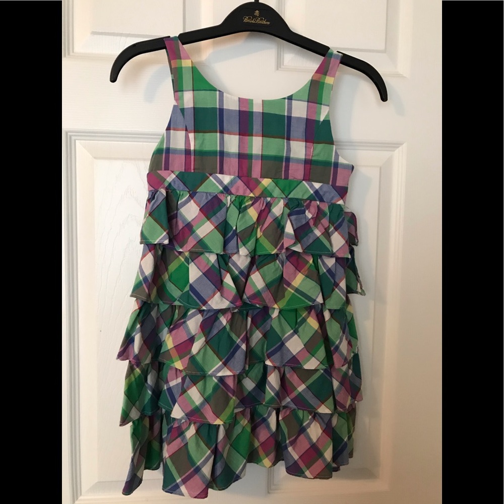 Girls Ralph Lauren plaid dress, size 6X